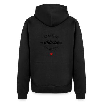 meilleure mamie du monde - Veste à capuche bio Premium Unisexe - noir - Dos - Nico (187cm)