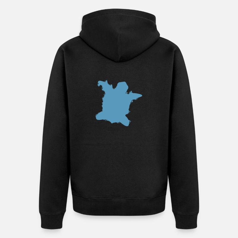 Tortue - Veste à capuche bio Premium Unisexe - noir