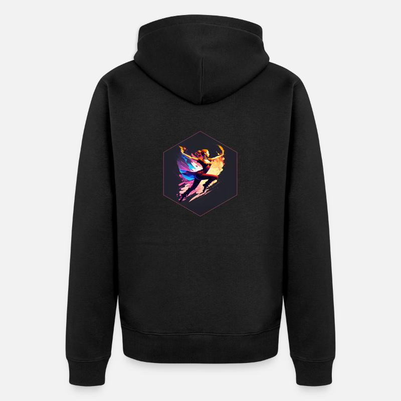 Danser - Veste à capuche bio Premium Unisexe - noir