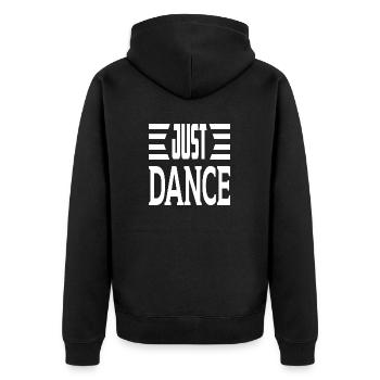 Juste danser - Veste à capuche bio Premium Unisexe - noir - Dos - Nico (187cm)