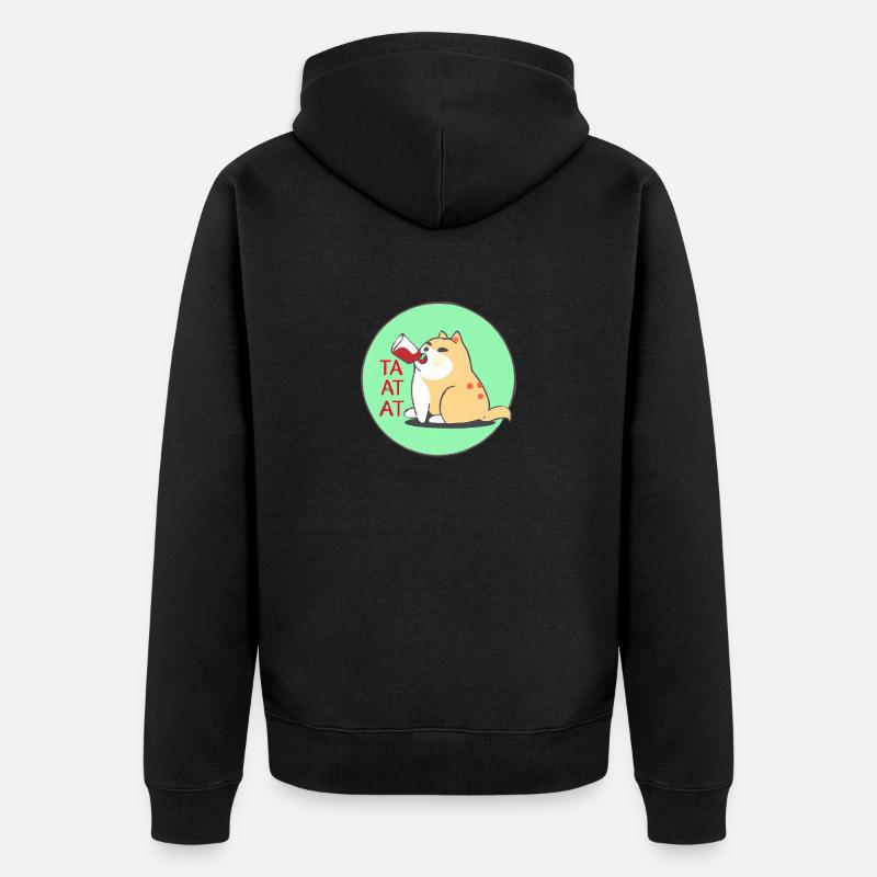 Couko le chat coquin - Veste à capuche bio Premium Unisexe - noir