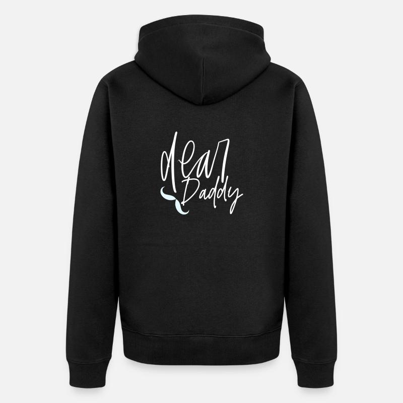 Best dad ever - Veste à capuche bio Premium Unisexe - noir