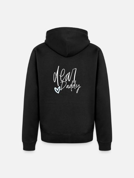 Bester Vater aller Zeiten - Unisex Premium Bio Zip Hoodie - Schwarz