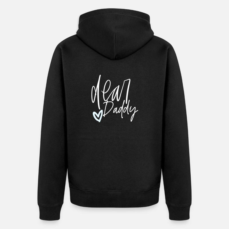 Best dad ever - Veste à capuche bio Premium Unisexe - noir