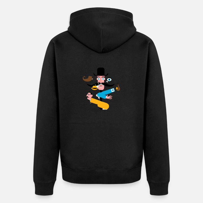 L'irréel Nestor - Veste à capuche bio Premium Unisexe - noir