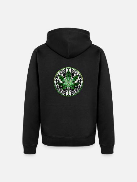 Cure - Unisex Premium Organic Zip Hoodie - black