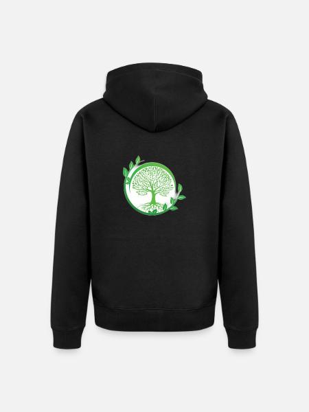 Tree of life. Celtic - Unisex Premium Organic Zip Hoodie - black
