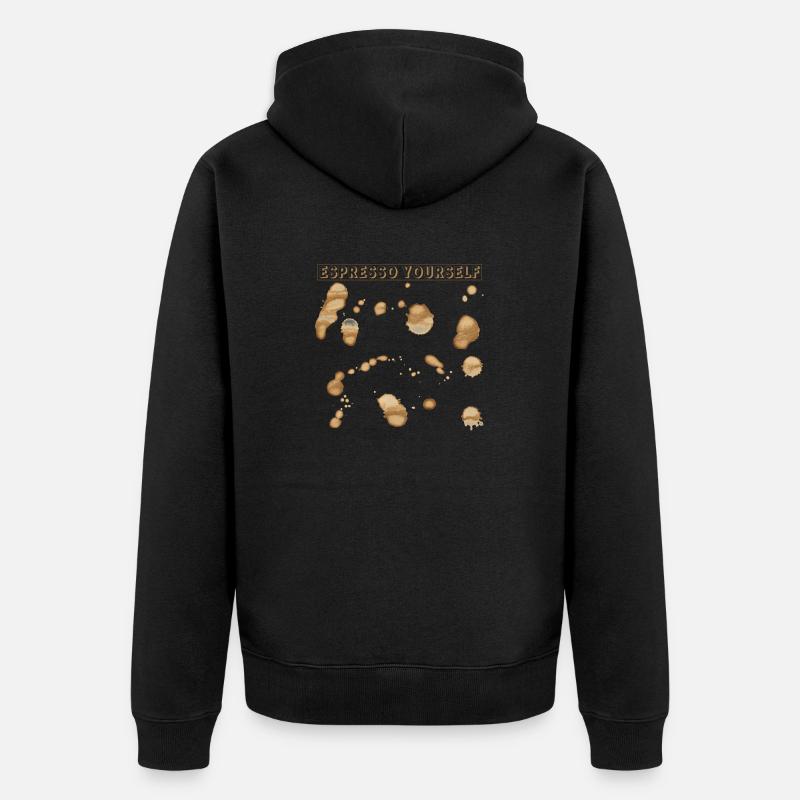 Espresso vous-même - Veste à capuche bio Premium Unisexe - noir