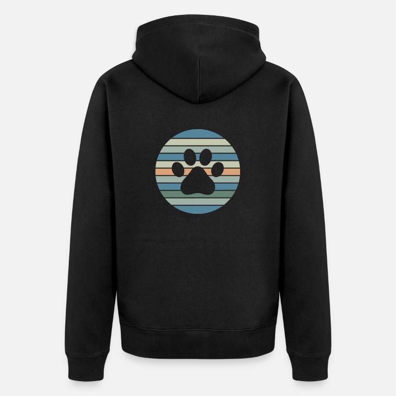 Chien Hund - Veste à capuche bio Premium Unisexe - noir