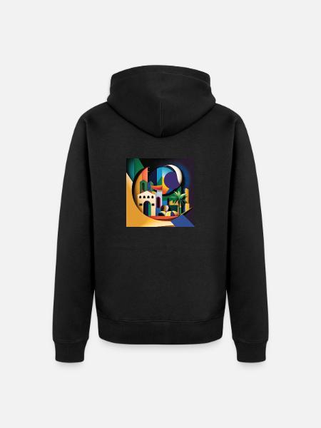 The Bauhaus Legacy - Unisex Premium Bio Zip Hoodie - Schwarz