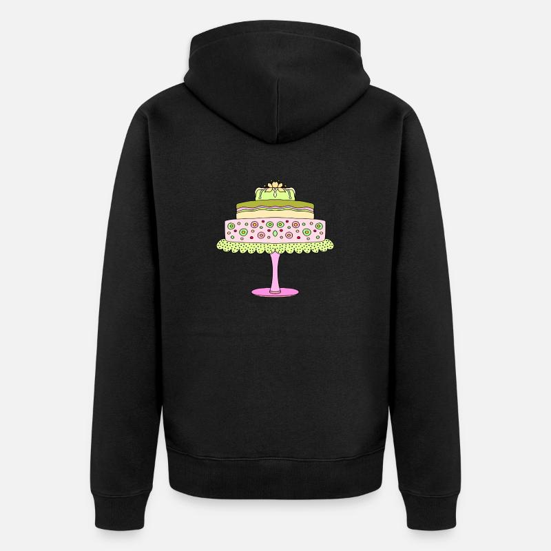Gâteau - Veste à capuche bio Premium Unisexe - noir