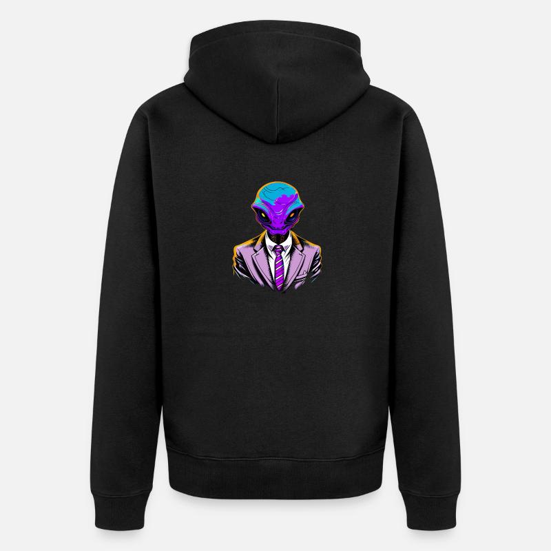 Alien Couture - Veste à capuche bio Premium Unisexe - noir