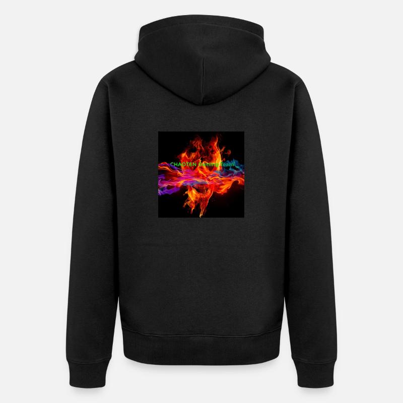 Chaoteb Gaming Team 1 - Unisex Premium Bio Zip Hoodie - Schwarz