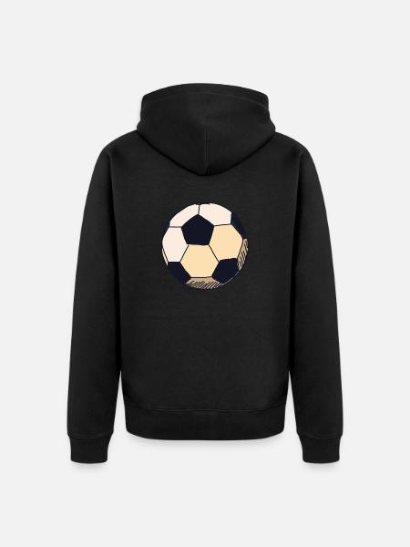 Ballsport - Unisex Premium Bio Zip Hoodie - Schwarz
