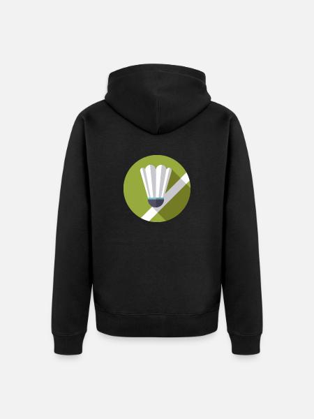 Sport - Unisex Premium Bio Zip Hoodie - Schwarz