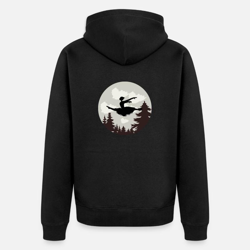 Danse Danse Musique - Veste à capuche bio Premium Unisexe - noir