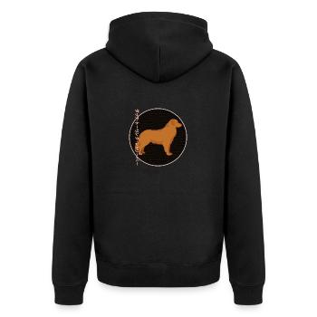 Retriever à péage de canard de la Nouvelle-Écosse - Veste à capuche bio Premium Unisexe - noir - Dos - Nico (187cm)