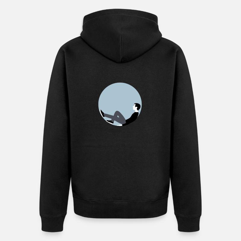 Bubble - Veste à capuche bio Premium Unisexe - noir