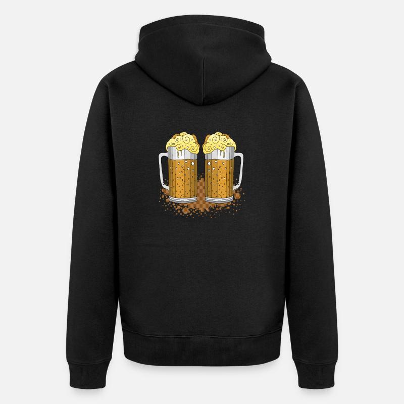 Pintes - Veste à capuche bio Premium Unisexe - noir