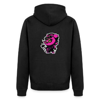 Canard de roche - Veste à capuche bio Premium Unisexe - noir - Dos - Nico (187cm)