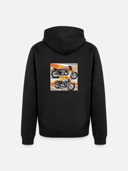 A Pair of Classics - Unisex Premium Organic Zip Hoodie - black