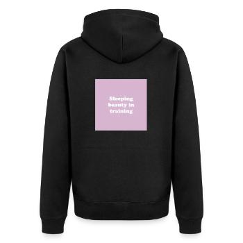 Sleeping beauty in training - Veste à capuche bio Premium Unisexe - noir - Dos - Nico (187cm)