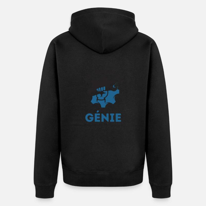 Mécanicien de génie 7 - Veste à capuche bio Premium Unisexe - noir