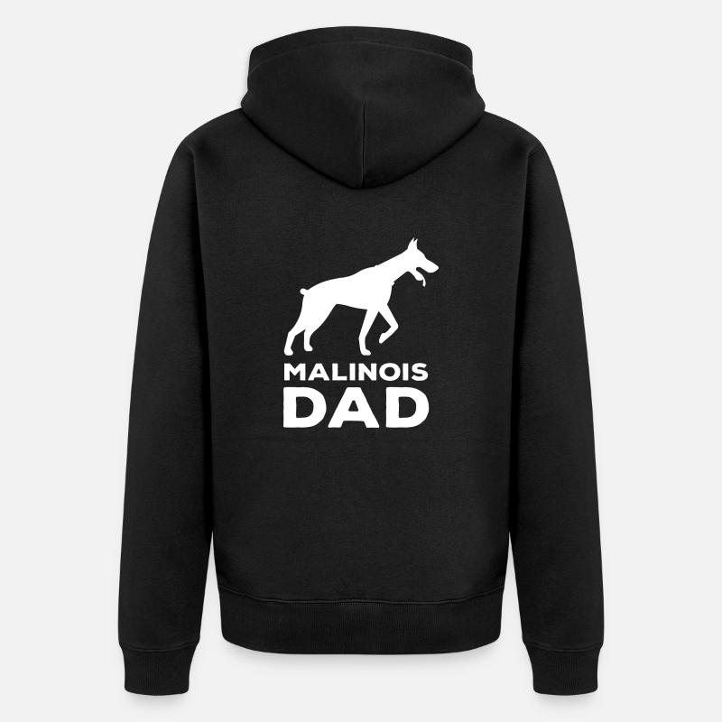 Chien Hund - Veste à capuche bio Premium Unisexe - noir