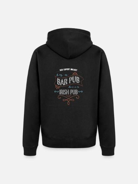 jokes computers computer science - Unisex Premium Organic Zip Hoodie - black