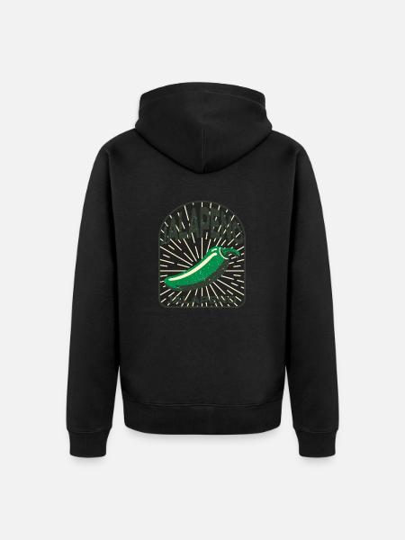 Jalapeno! JalePeno! - Unisex Premium Bio Zip Hoodie - Schwarz