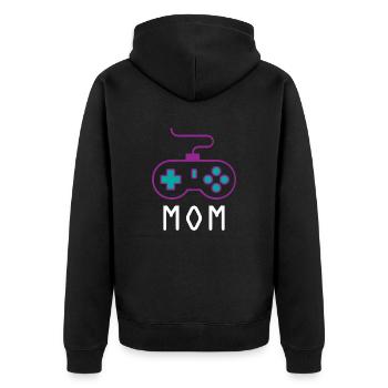Maman Gamer - Veste à capuche bio Premium Unisexe - noir - Dos - Nico (187cm)