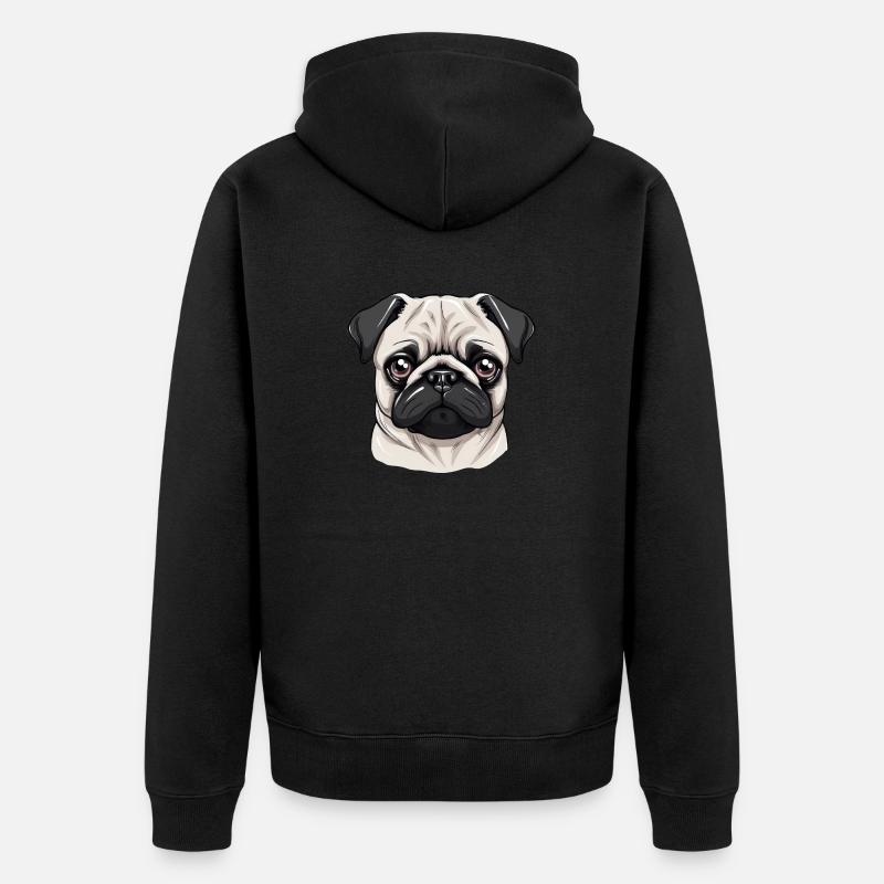 Carlin - Veste à capuche bio Premium Unisexe - noir