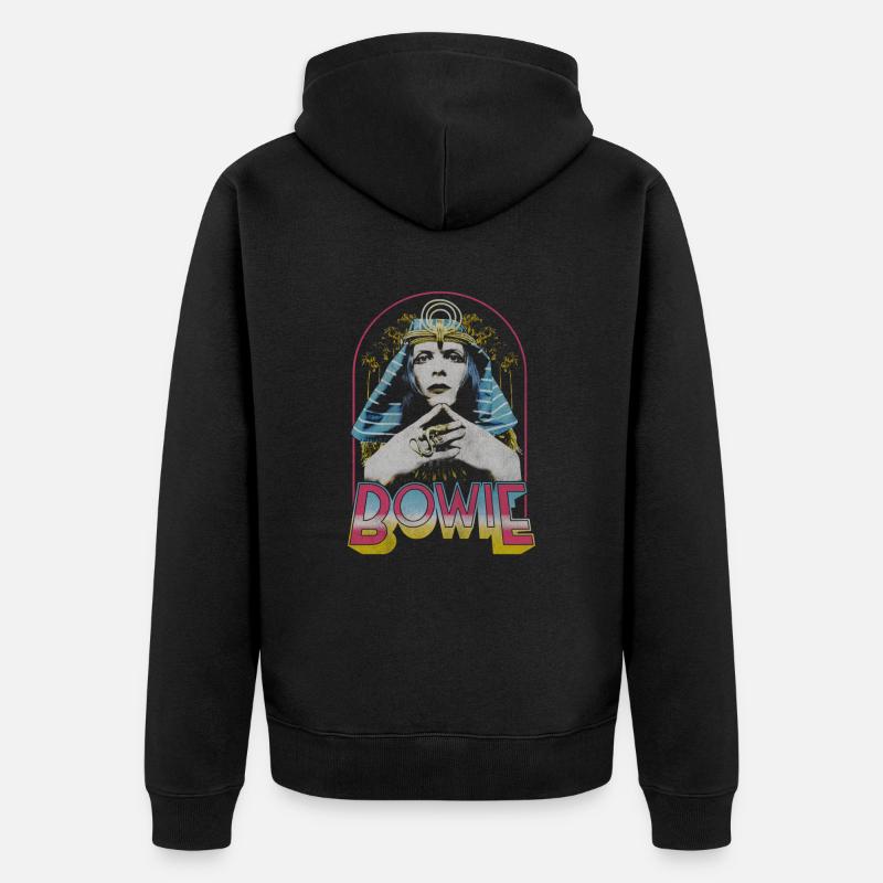 David Bowie Egyptian - Veste à capuche bio Premium Unisexe - noir