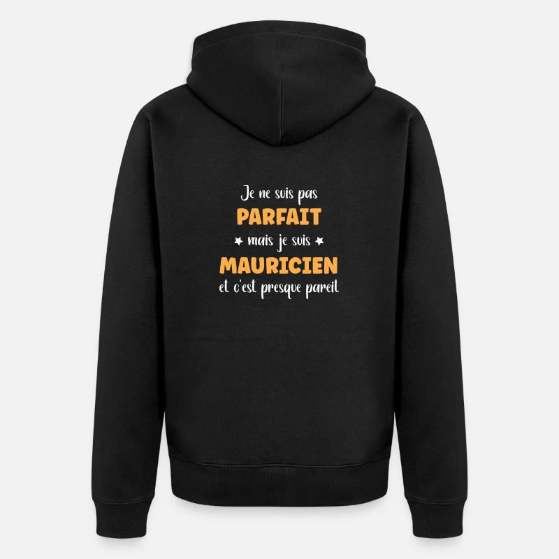 Mauricien - Veste à capuche bio Premium Unisexe - noir