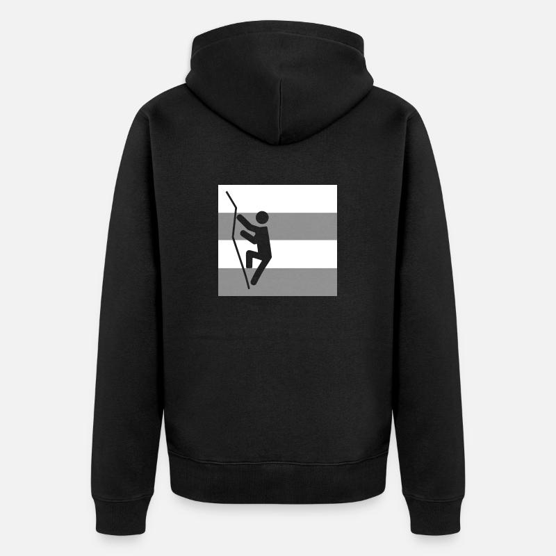 escalade - Veste à capuche bio Premium Unisexe - noir
