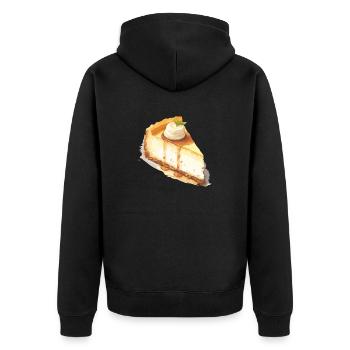 Cheesecake 2 - Veste à capuche bio Premium Unisexe - noir - Dos - Nico (187cm)
