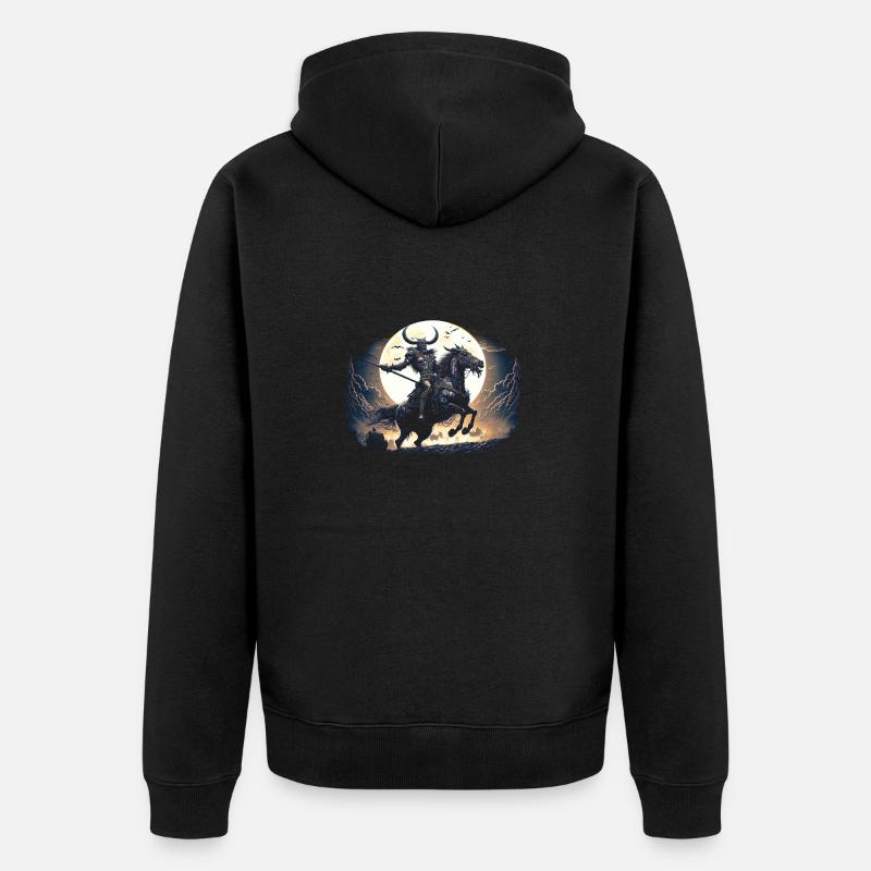Hell Rider - Veste à capuche bio Premium Unisexe - noir