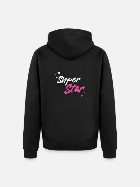 Super Star - Veste à capuche bio Premium Unisexe - noir