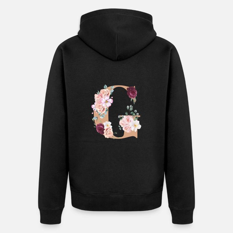 G de fleurs - Veste à capuche bio Premium Unisexe - noir