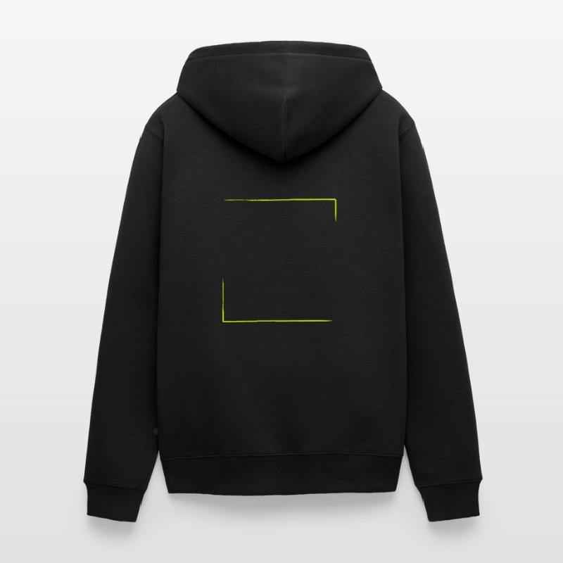 openFrame Brushstroke | Frame open | Vector Unisex Premium Organic Zip Hoodie
