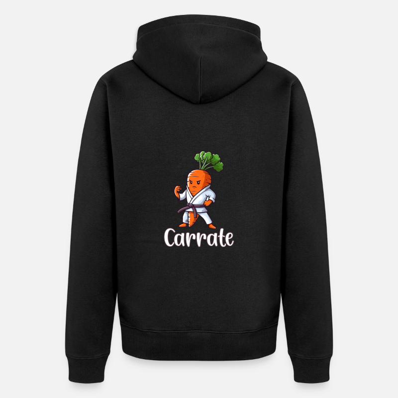 Carrate - Veste à capuche bio Premium Unisexe - noir