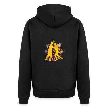 Judo - Veste à capuche bio Premium Unisexe - noir - Dos - Nico (187cm)