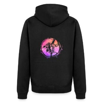 Judo - Veste à capuche bio Premium Unisexe - noir - Dos - Nico (187cm)