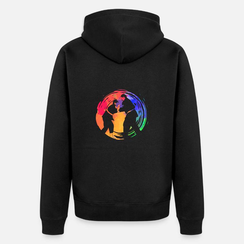 Judo - Veste à capuche bio Premium Unisexe - noir