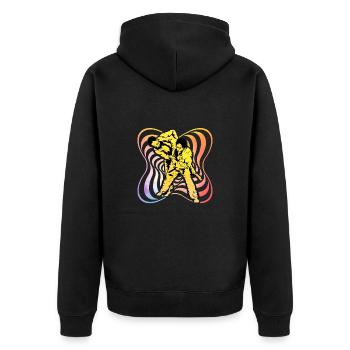 Judo - Veste à capuche bio Premium Unisexe - noir - Dos - Nico (187cm)