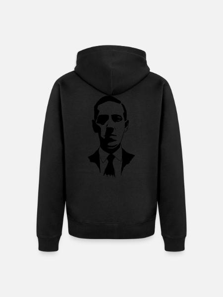 lovecraft - Unisex Premium Bio Zip Hoodie - Schwarz