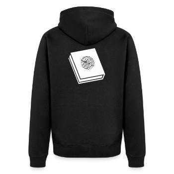 Coran musulman Musulman Islam islamique - Veste à capuche bio Premium Unisexe - noir - Dos - Nico (187cm)