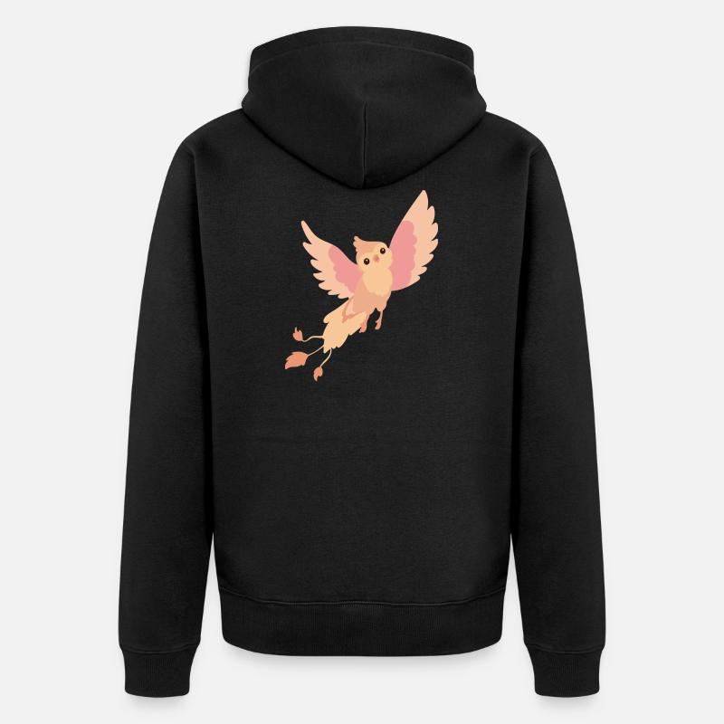 Phénix - Veste à capuche bio Premium Unisexe - noir