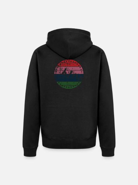 Berg - Veste à capuche bio Premium Unisexe - noir