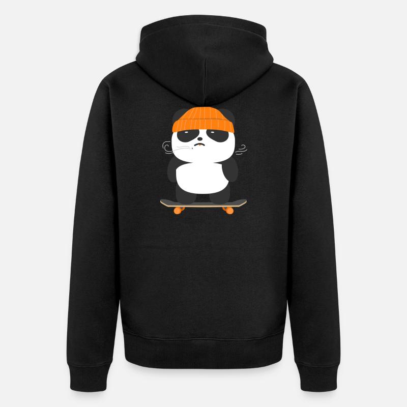 Skateboard - Veste à capuche bio Premium Unisexe - noir